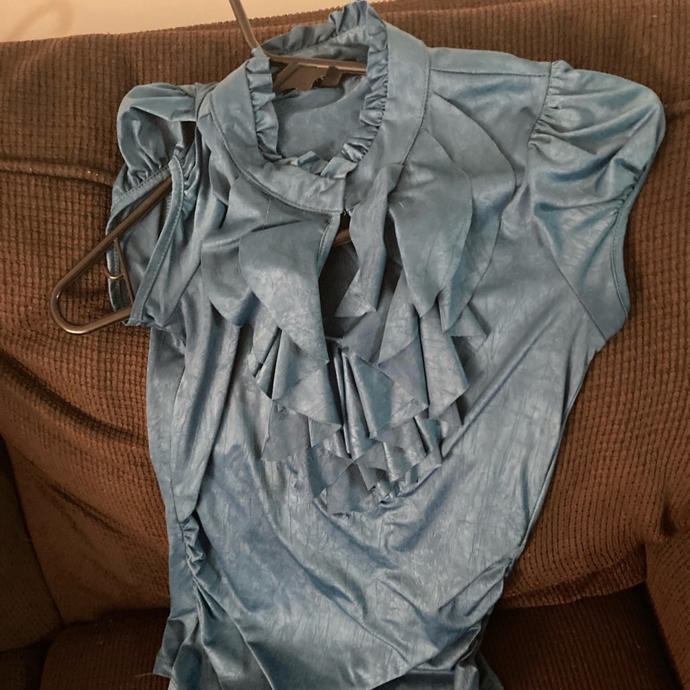 Blue business shirt